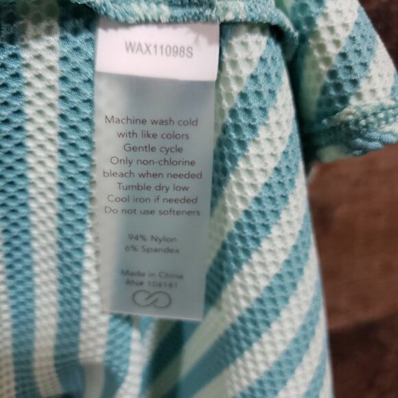 Calia by Carrie Underwood move striped racerback tank top woman's size medium - Picture 8 of 13